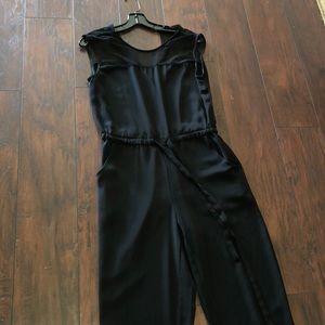 A black Jumper with a Mesh Top